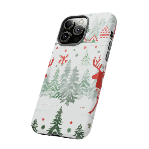 Nordic Christmas Print - Impact Resistant Phone Case